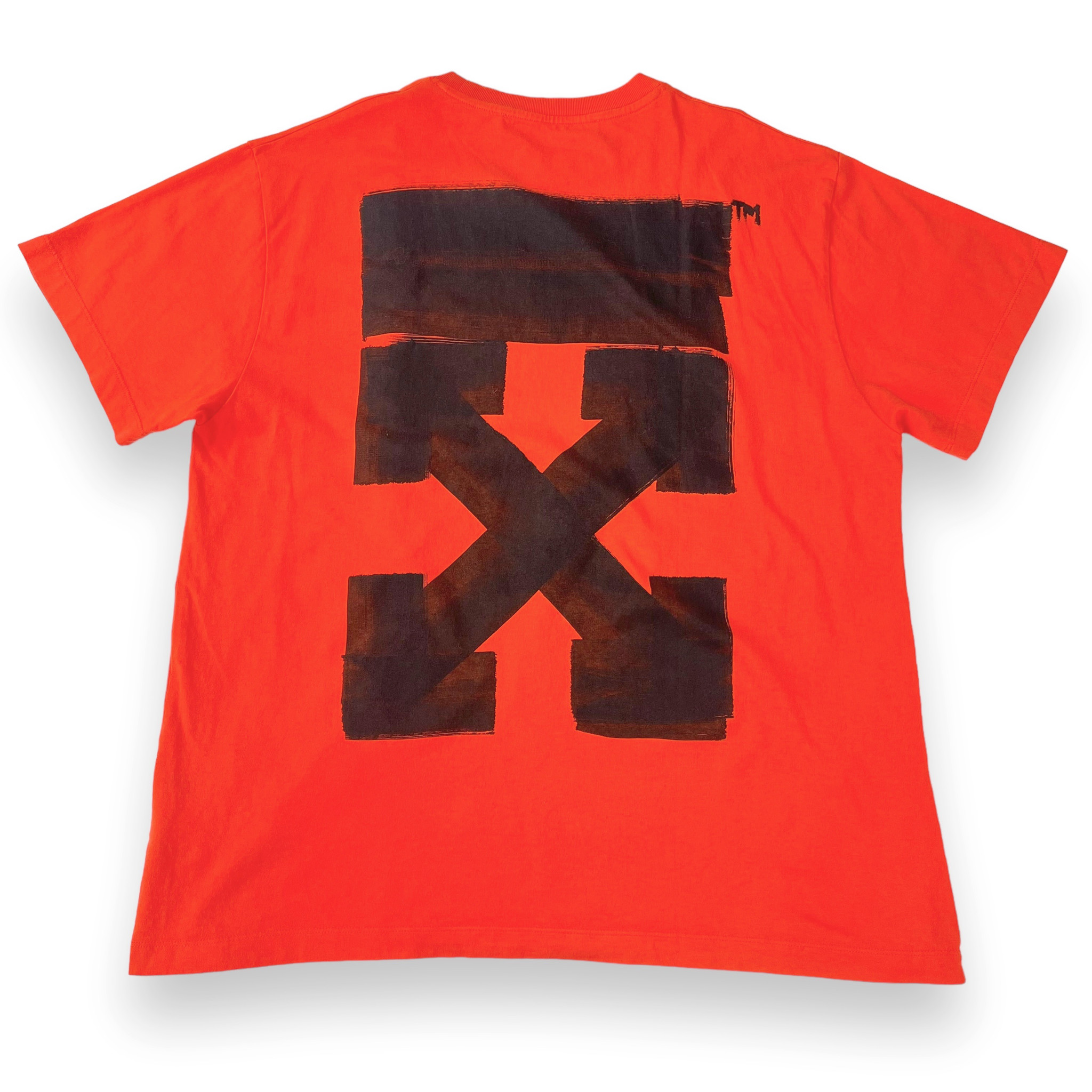 Off-White Jumbo Marker Orange T Shirt - Oliver's Archive