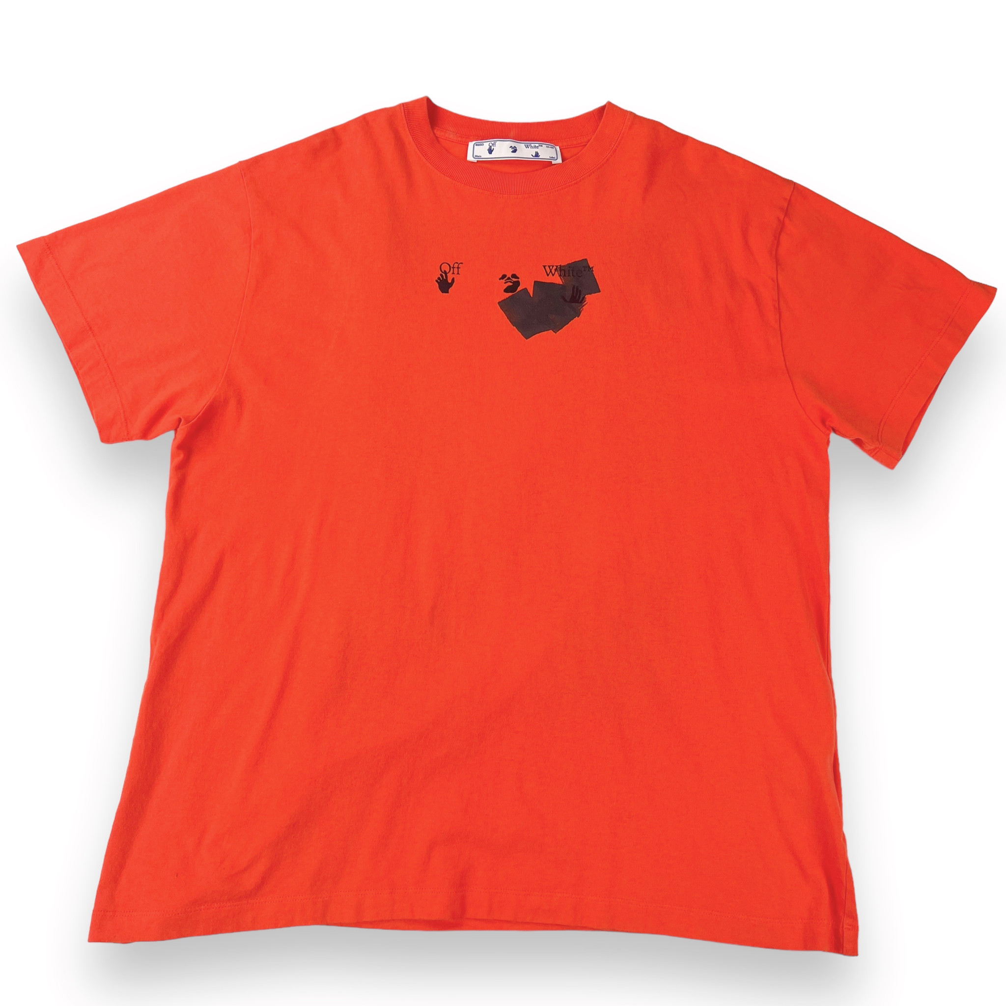 Off-White Jumbo Marker Orange T Shirt - Oliver's Archive