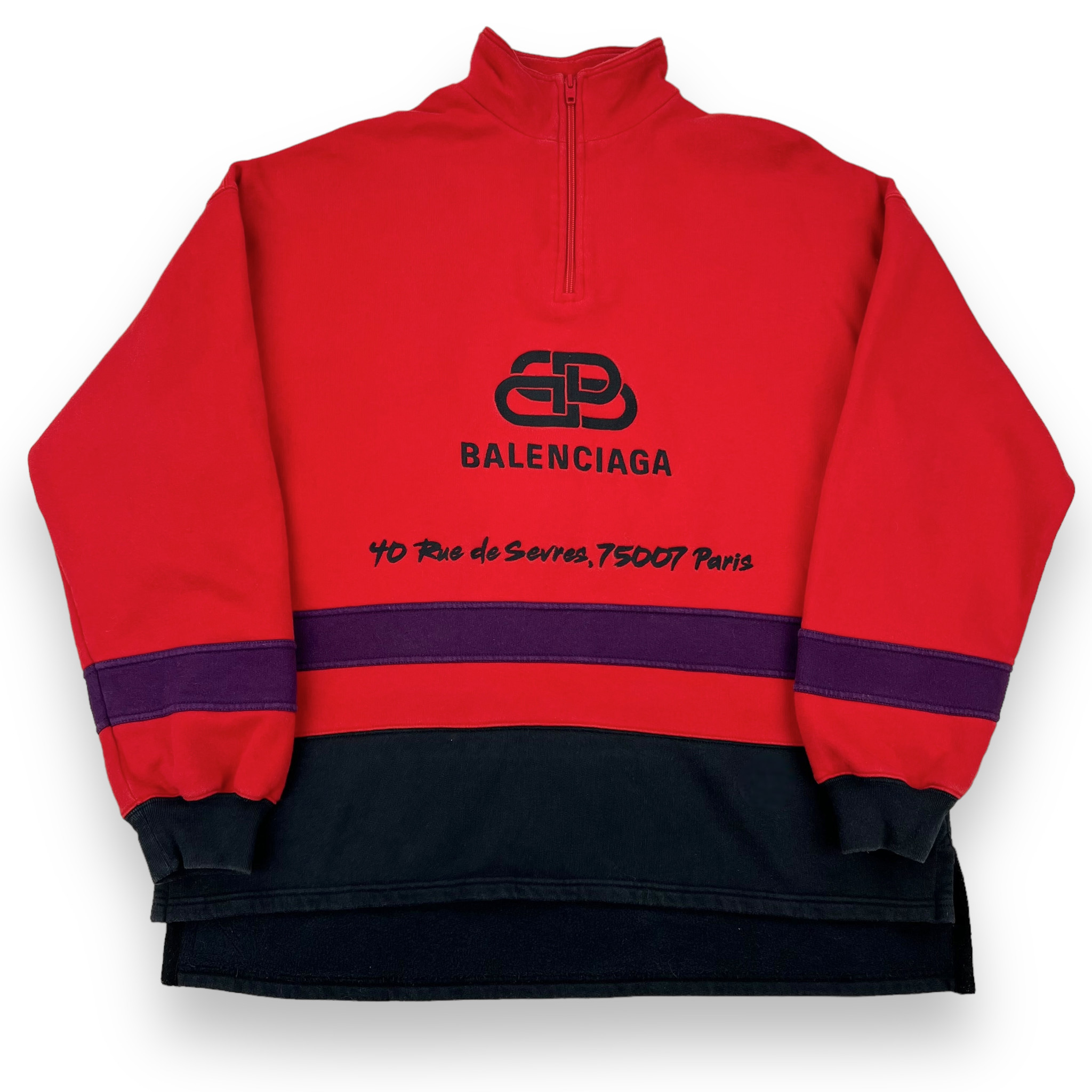 balenciaga zip sweater/shirt