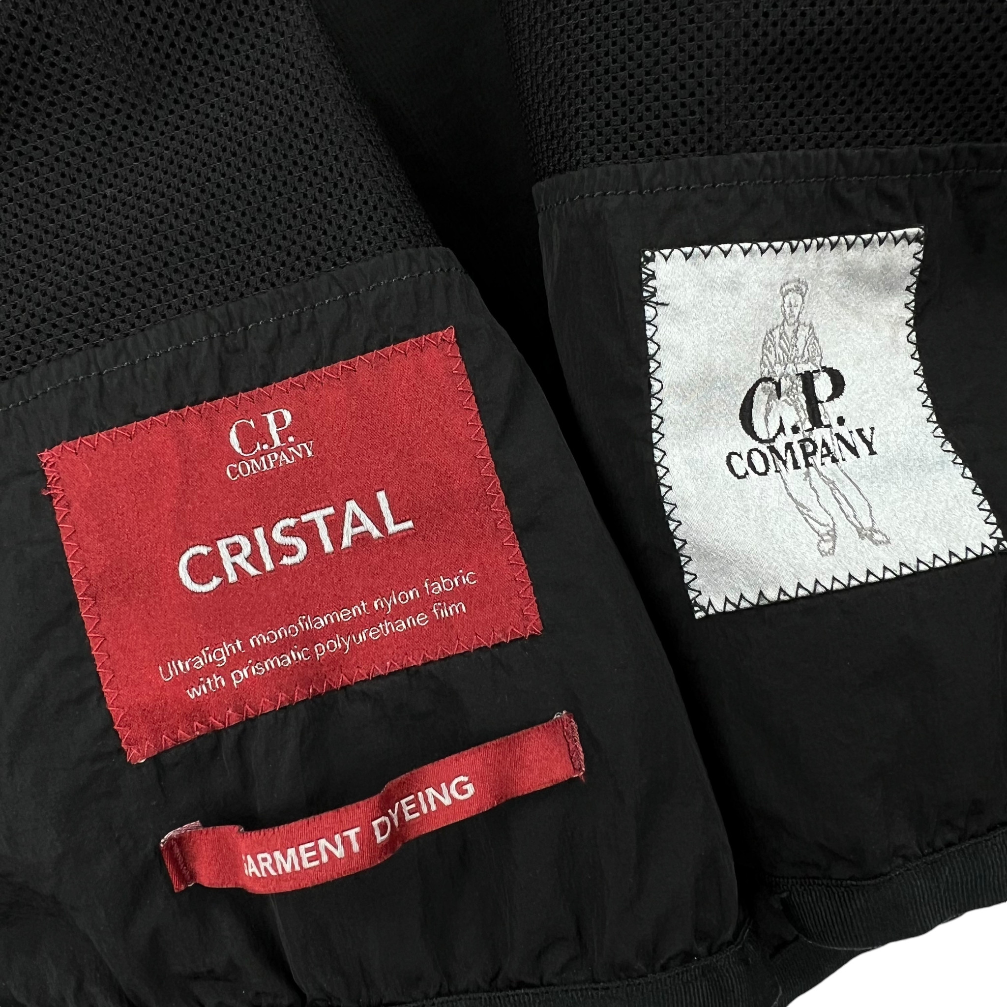 C.P. Company Cristal Black Lightweight Jacket - Oliver's Archive