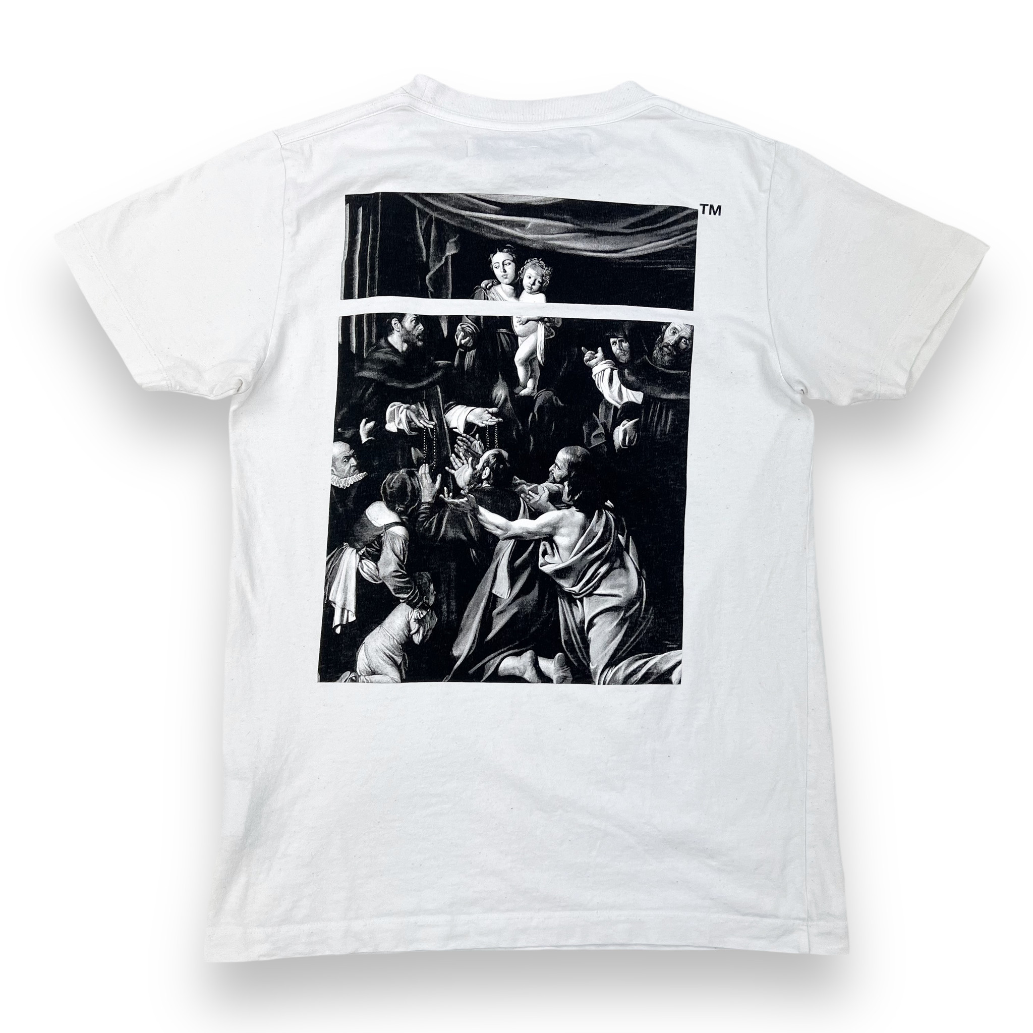 Off-White シャツ Off-White Caravaggio Back White T Shirt - Oliver's Archive