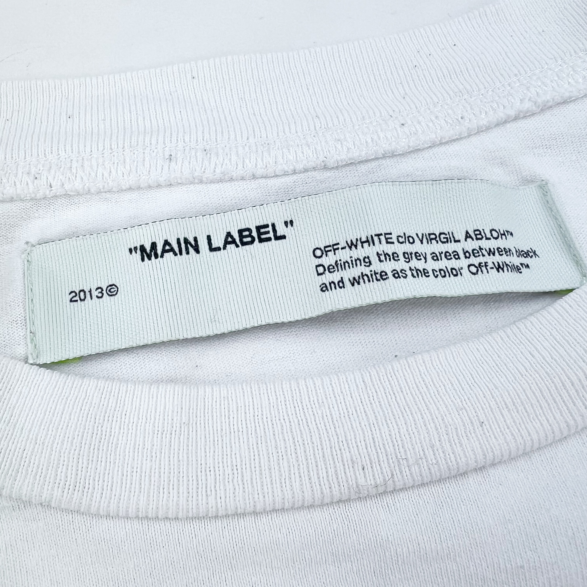Off-White Caravaggio Back White T Shirt - Oliver's Archive