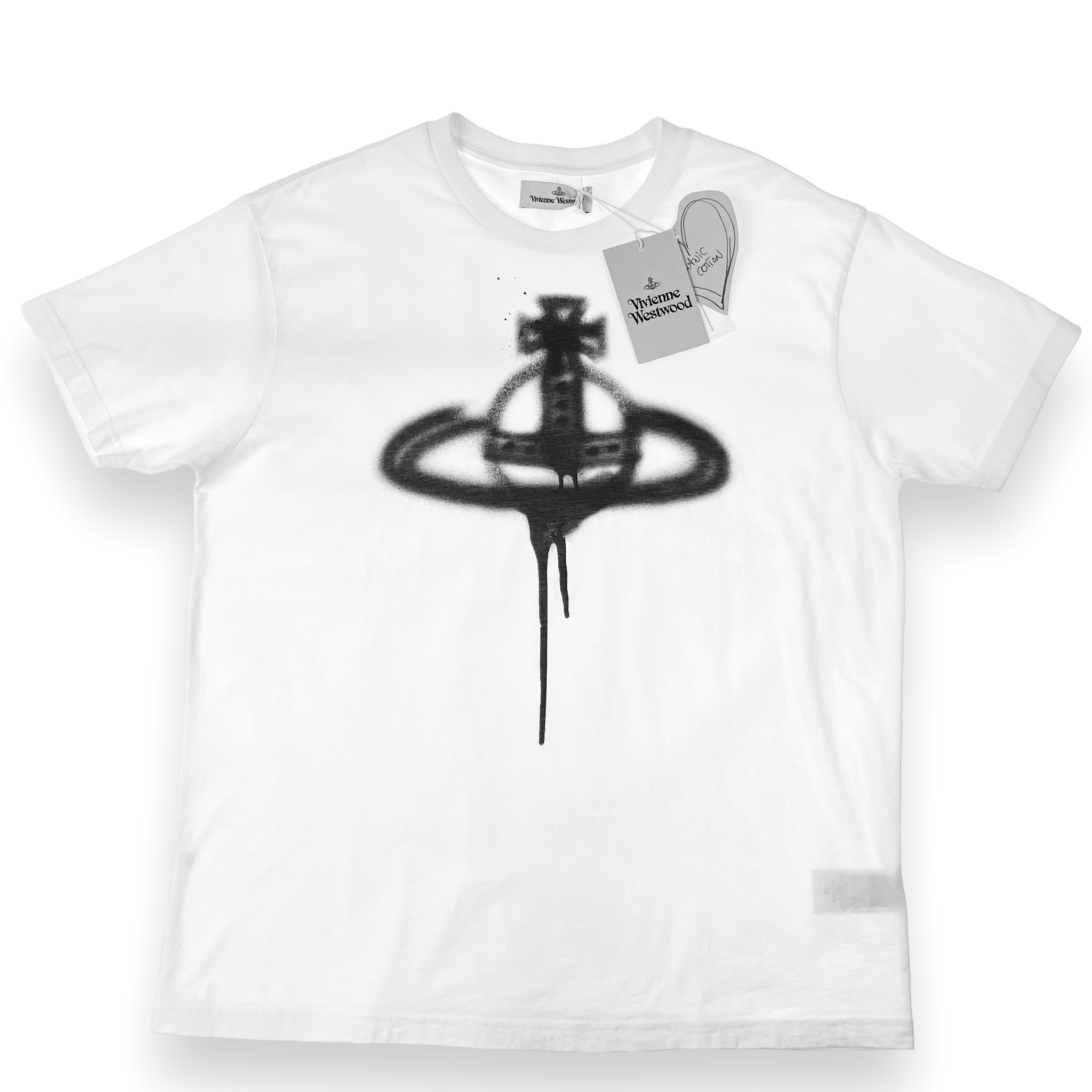 Vivienne Westwood Spray Orb T Shirt White - Oliver's Archive