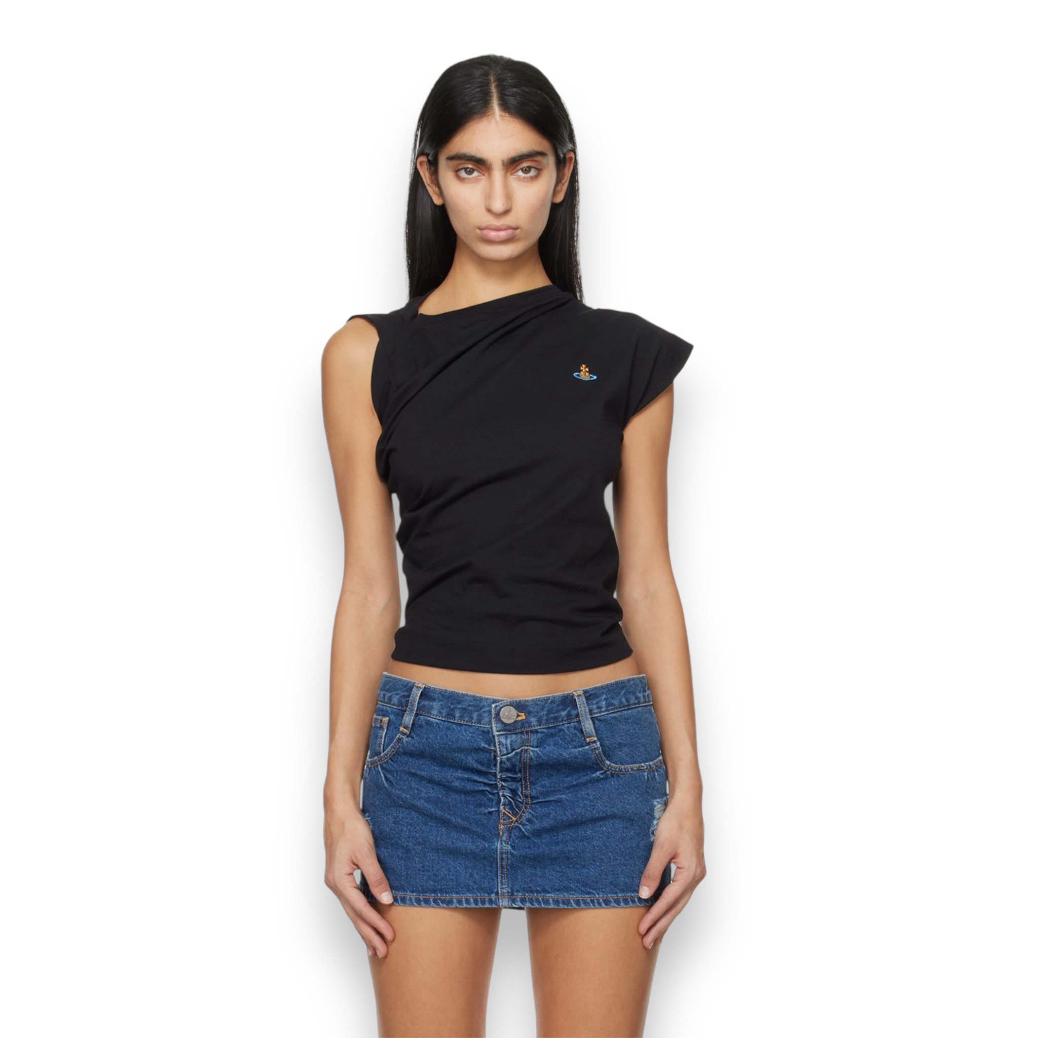 Vivienne Westwood Black Hebo Top - Oliver's Archive