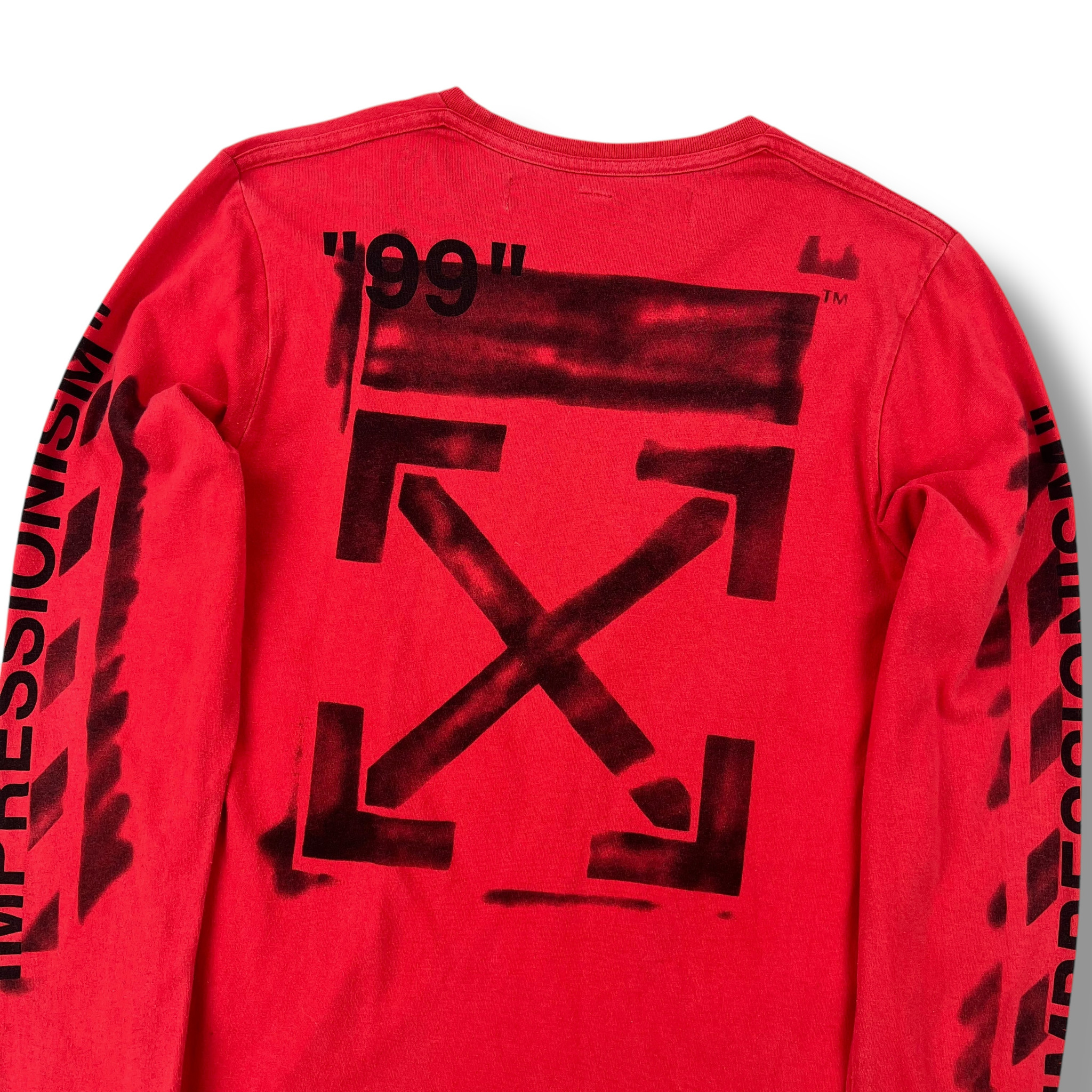 OFF-WHITE Tシャツ impressionism クロスアロー OFF-WHITE Tシャツ impressionism クロスアロー