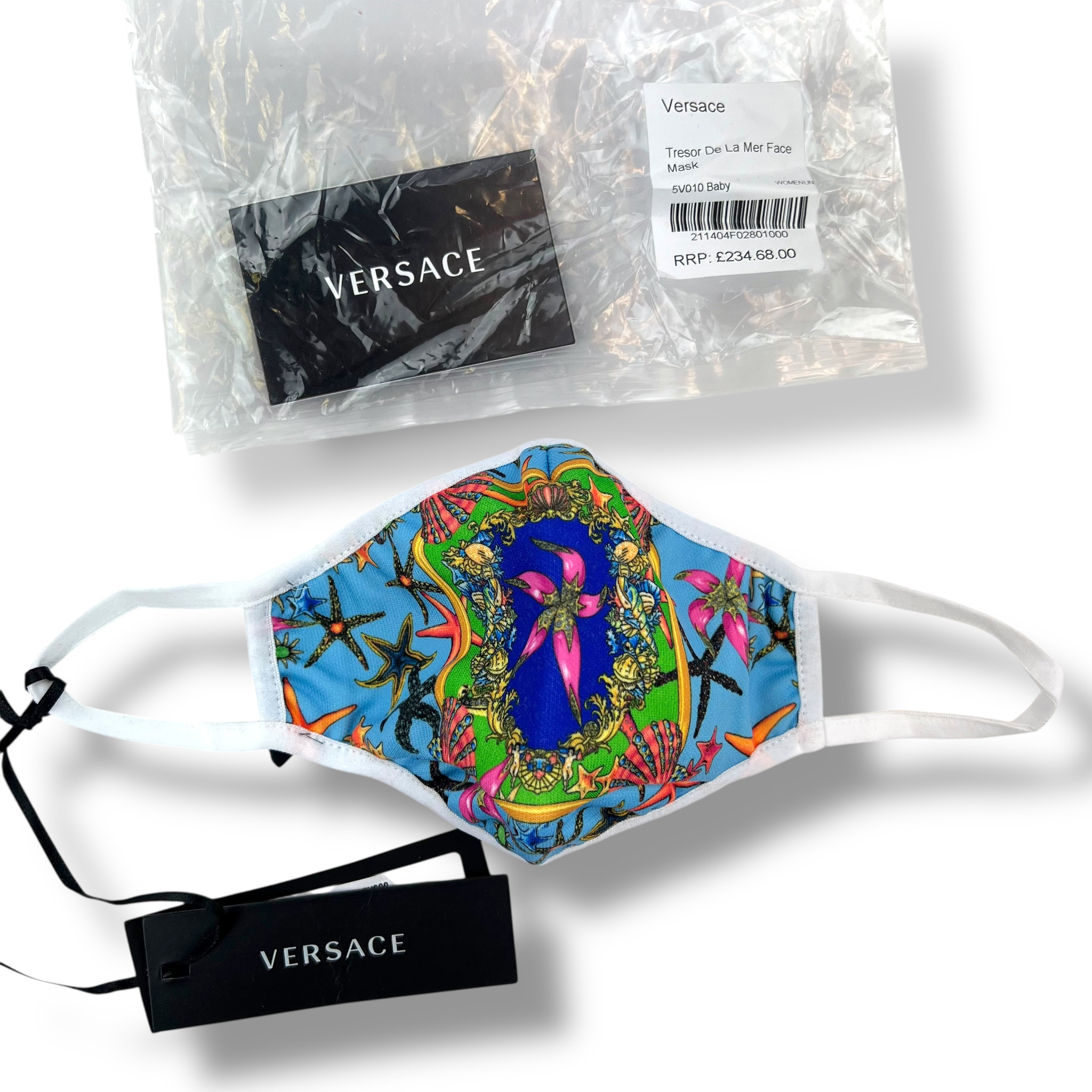 Versace Tresor De La Mer Face Mask Blue / Royal - Oliver's Archive