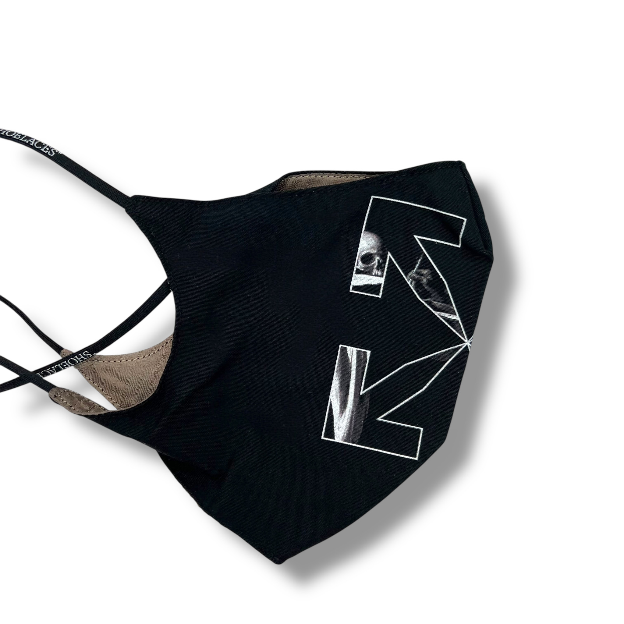 OFF-WHITE 黒い矢印ロゴマスク Off-White Caravaggio Arrows Face Mask - Oliver's Archive