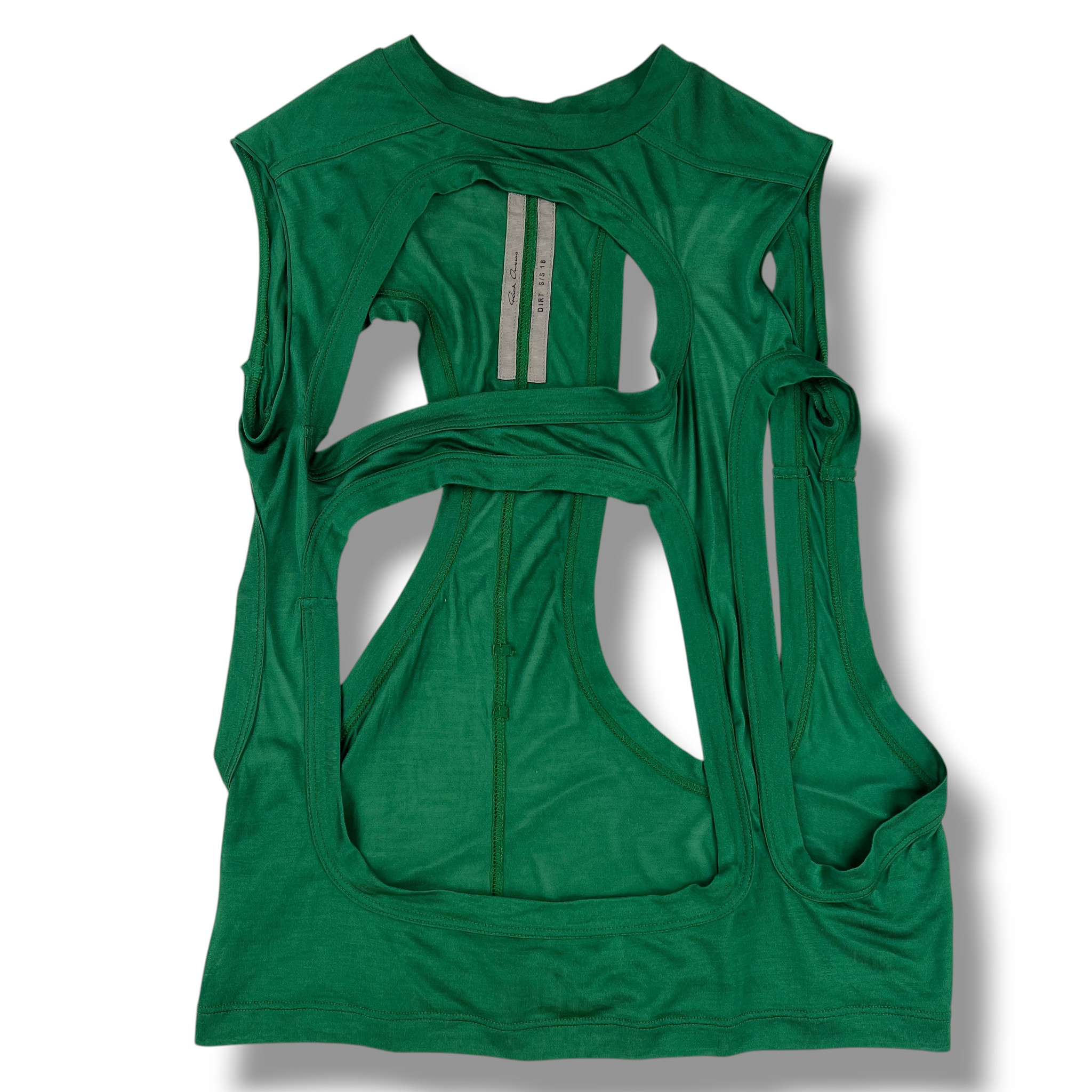 owens 【希少】rick archive OWENS RICK TANK| BACK RACER tank sleeve no トップス