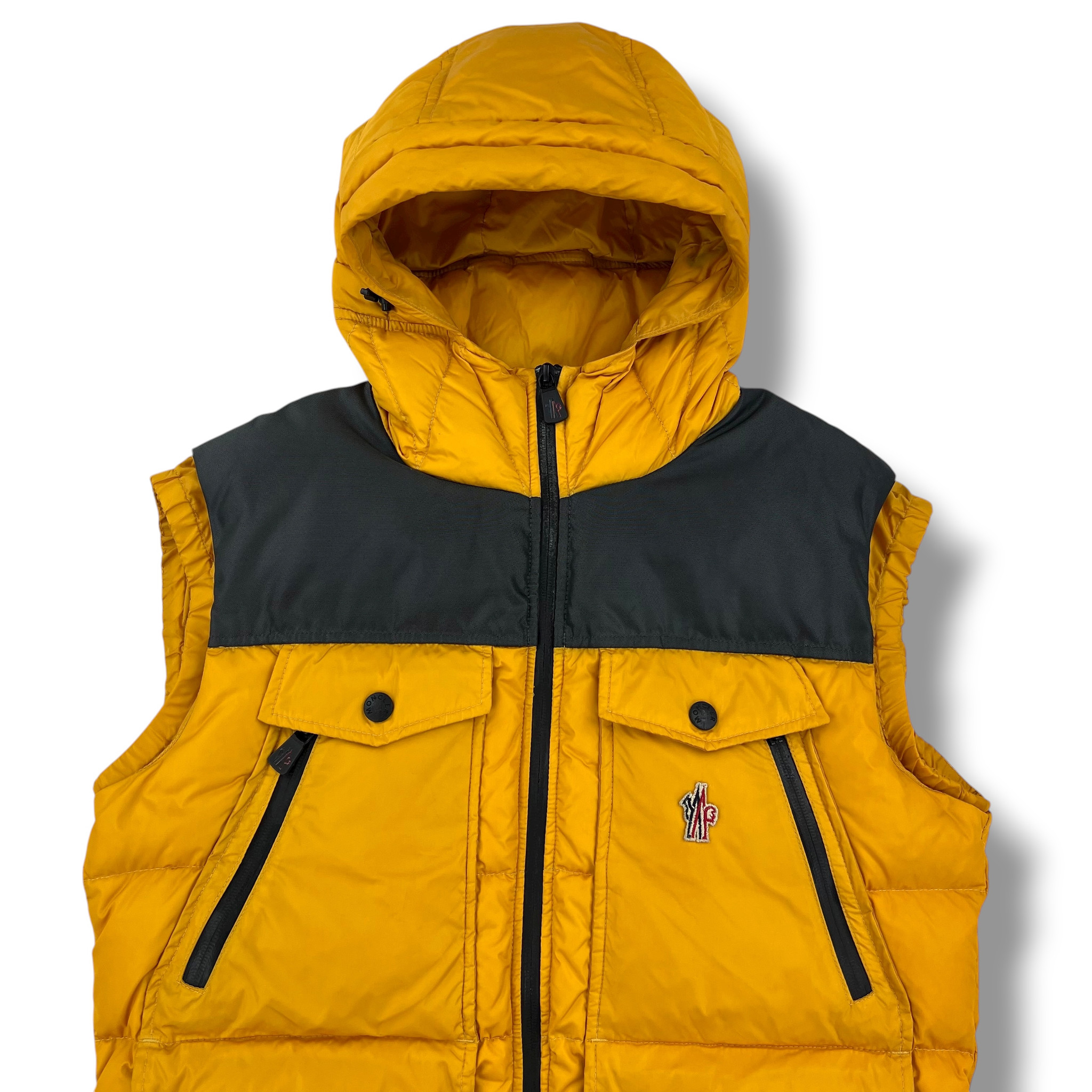 Moncler Grenoble Vadret Yellow Gilet - Oliver's Archive