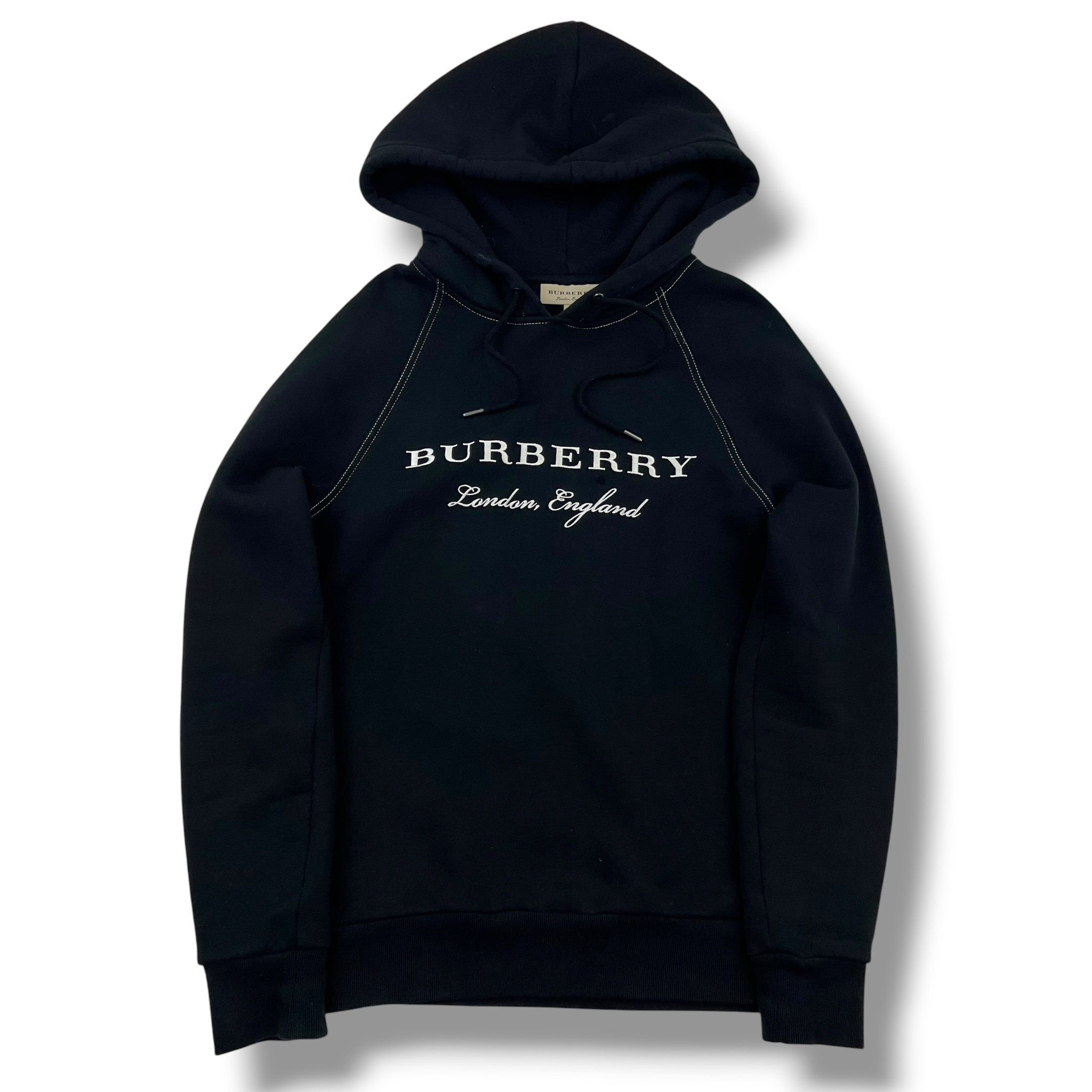 Burberry London England Contrast Stitch Hoodie - Oliver's Archive