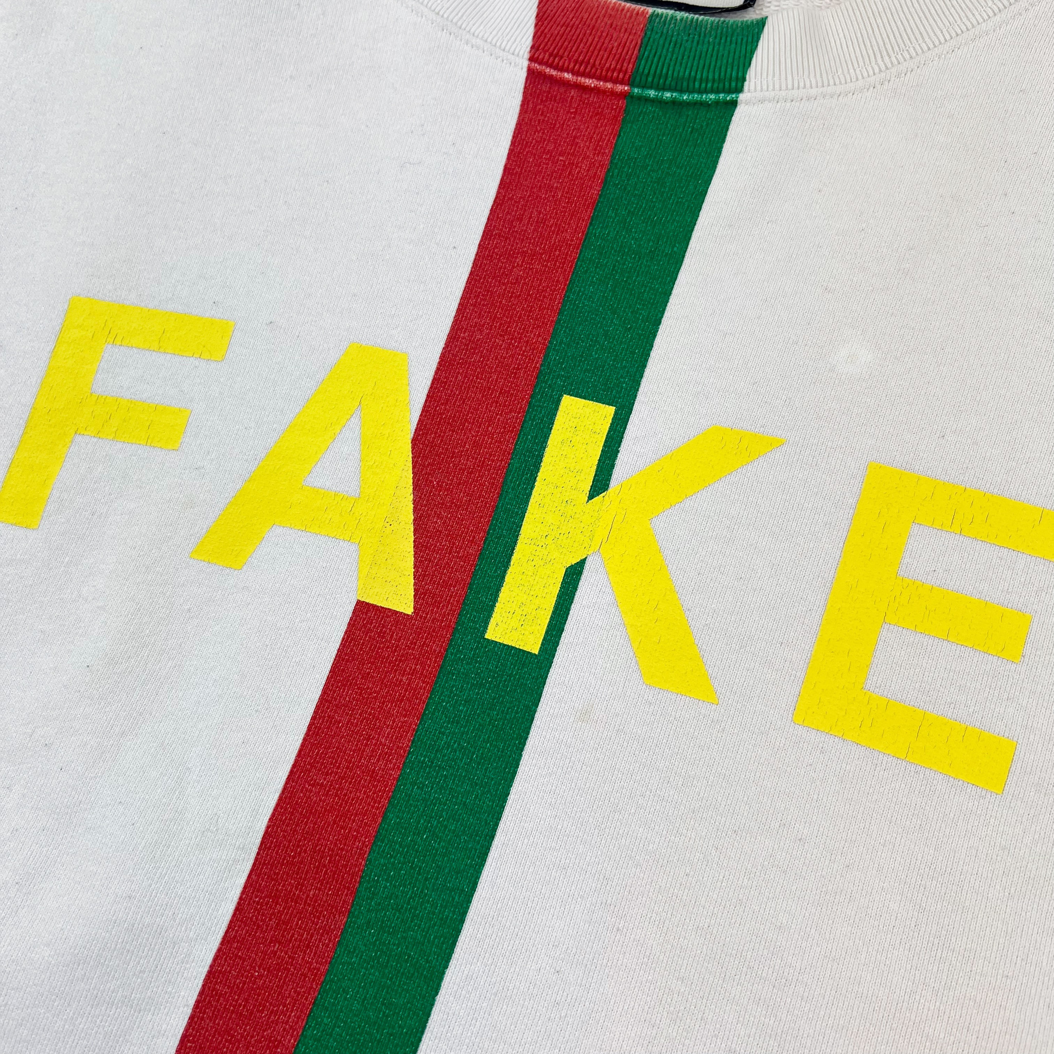 GUCCI FAKE NOT トレーナー Gucci Fake/Not Capsule Collection Sweatshirt - Oliver's Archive