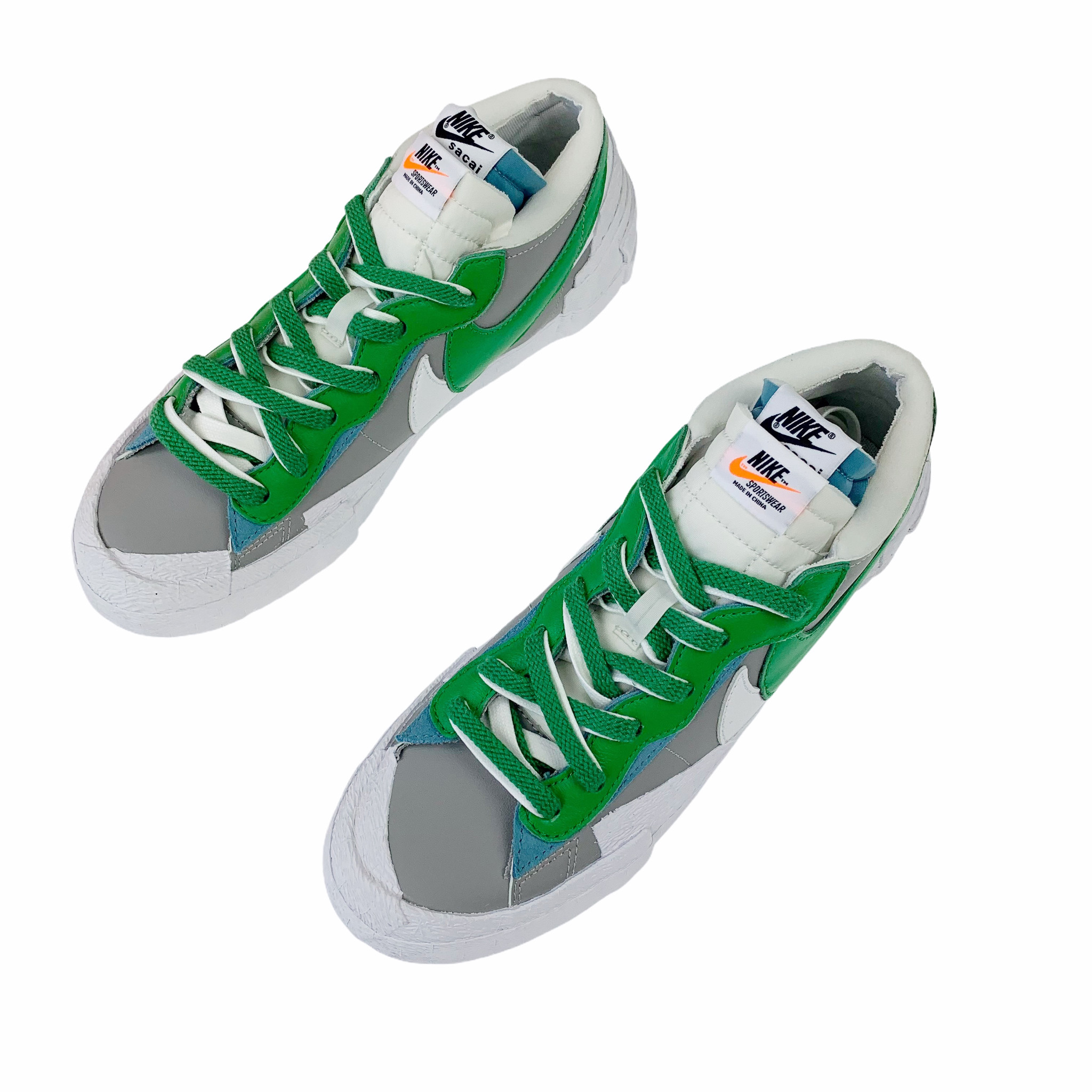 sacai x nike blazer low classic green