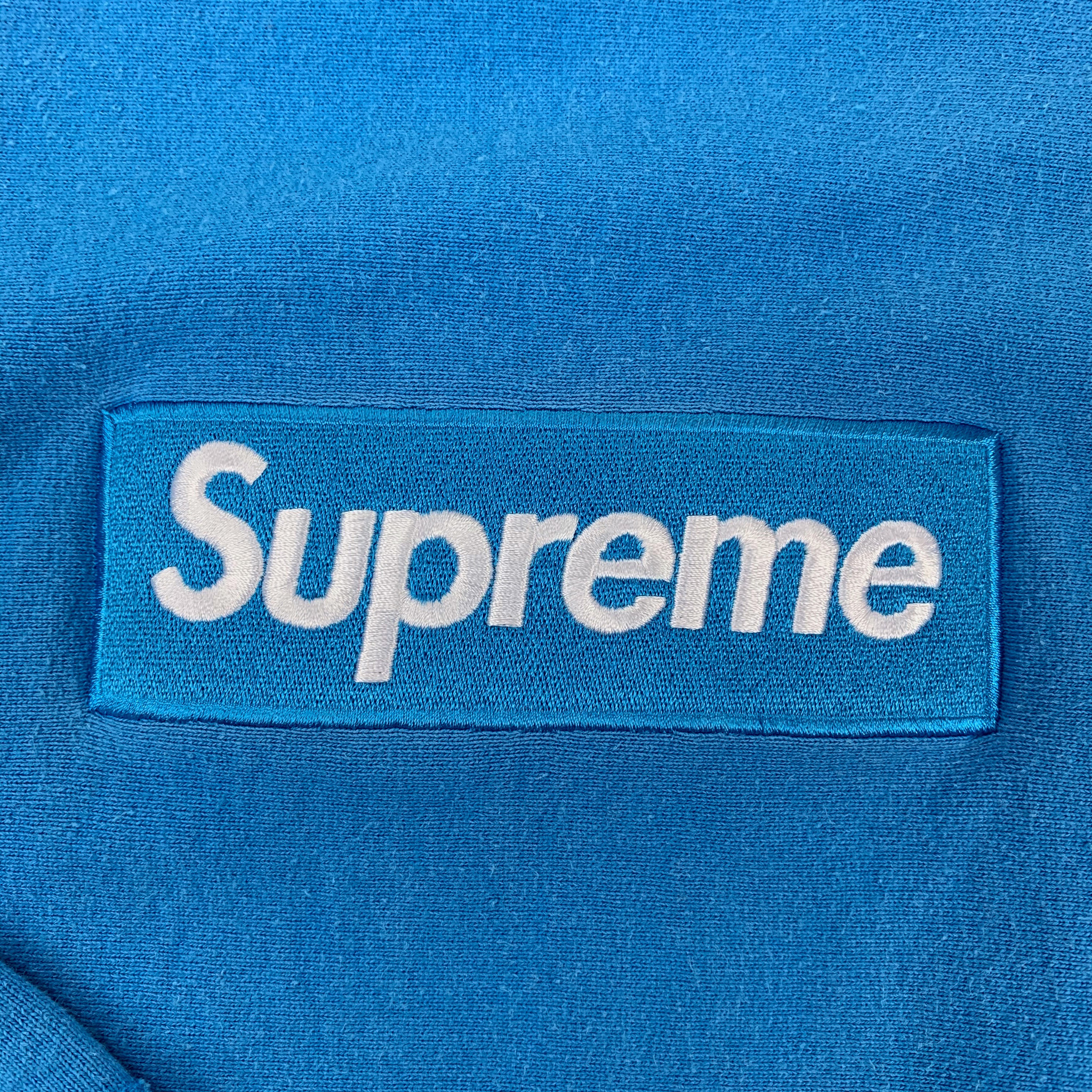 Supreme Box Logo Crewneck (FW18) Bright Royal