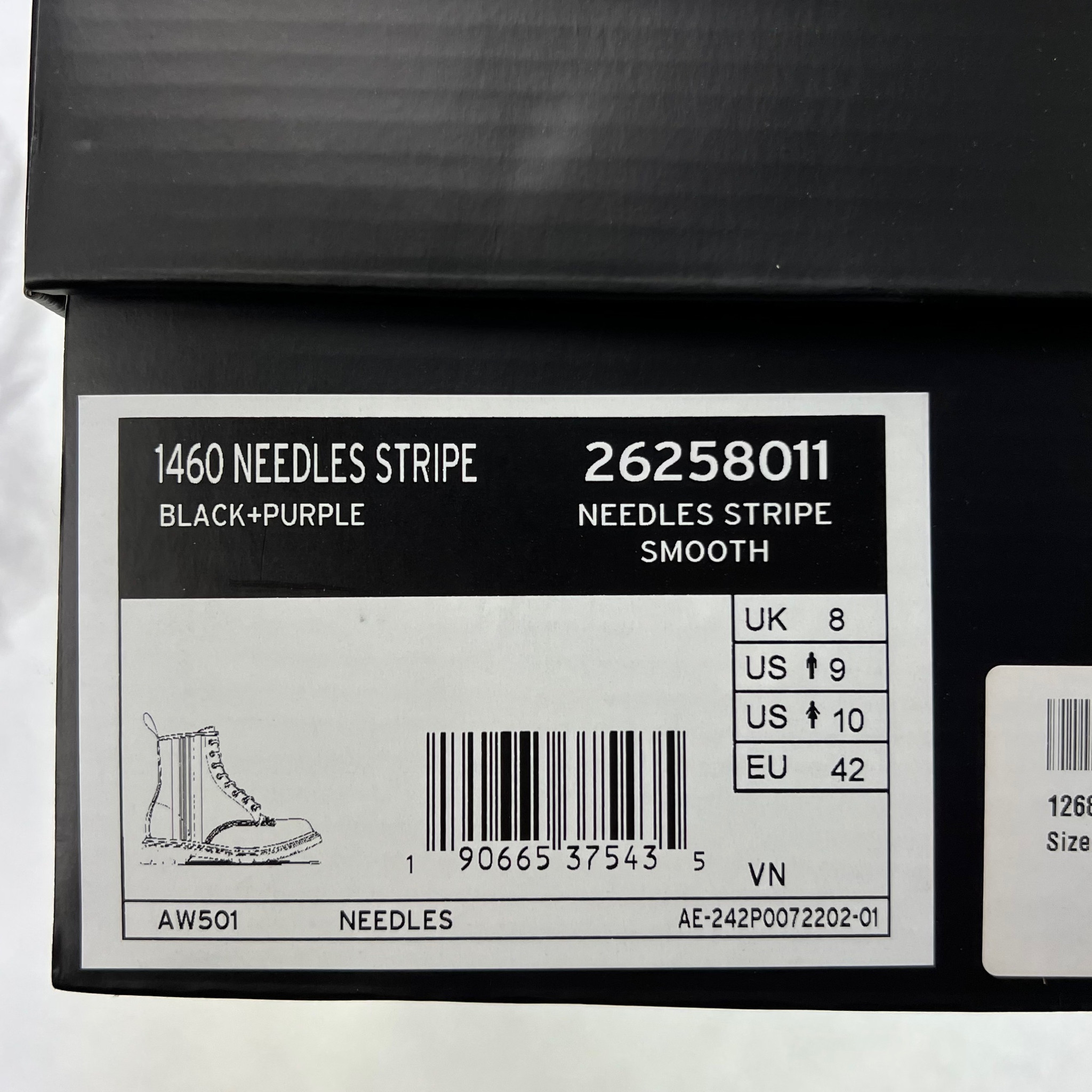 Needles x Dr. Martens 1460 Leather Ankle Boots Oliver's Archive