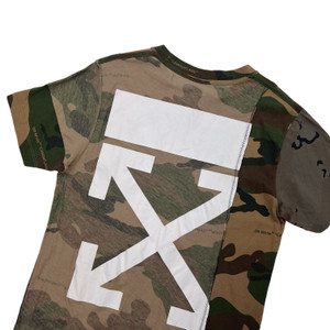 Off-White Reconstructed Camo T Shirt 