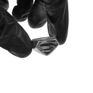 Sterling Silver Superman Ring 