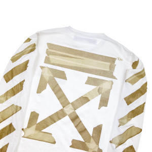 Off-White Tape Arrows White Long Sleeve T Shirt 