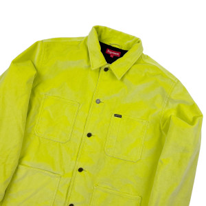 Supreme Neon Velvet Chore Coat 