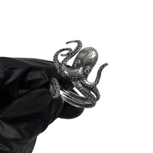 Sterling Silver Octopus Ring