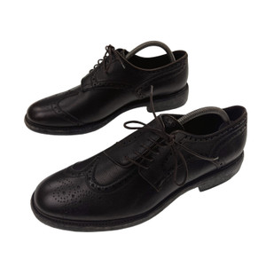 Burberry Rayford Asymmetrical Brown Leather Brogues 