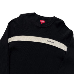 Supreme Centre Stripe Sweatshirt - Oliver's Archive