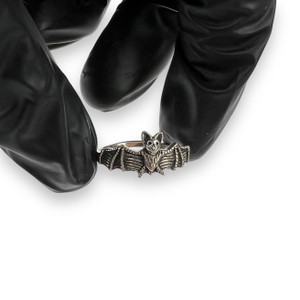 Sterling Silver Bat Ring 