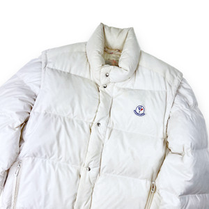 Moncler White 2 in 1 Puffer Jacket