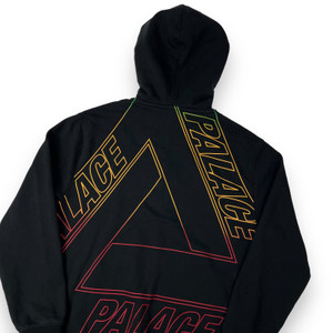 Palace Linear Fade Black Hoodie 