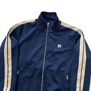 Palm Angels Navy Embroidered Logo Track Jacket 