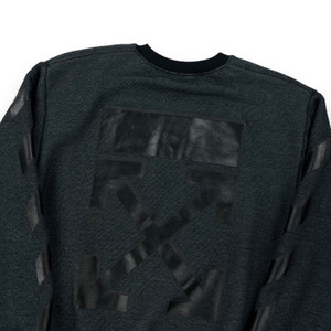 Off-White Rubber Arrows Dark Grey Sweatshirt 