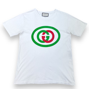 Gucci GG Logo White T Shirt 