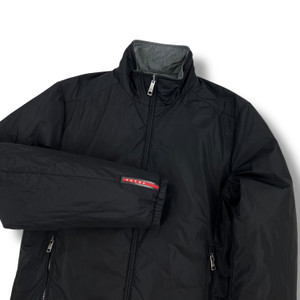 Prada Black / Khaki Reversible Puffer Jacket