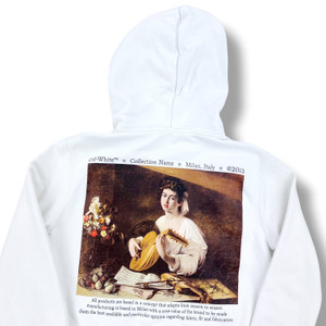 Off-White Caravaggio Lute White Hoodie 