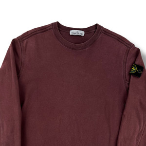 Stone Island Burgundy Sweatshirt