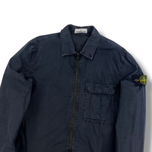Stone Island Navy Pocket Overshirt Jacket