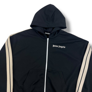 Palm Angels Black / Ivory Track Hoodie 