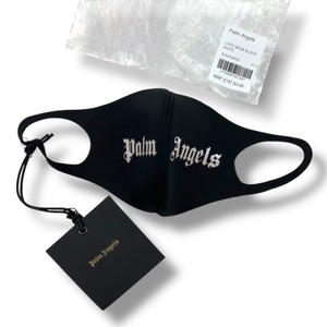 Palm Angels Logo Black Face Mask 