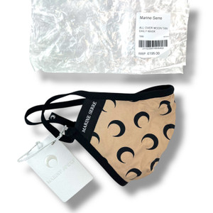 Marine Serre All Over Moon Tan Face Mask