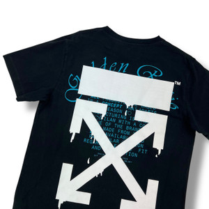 Off-White Dripping Arrows Black T Shirt 