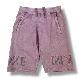 Stone Island Dusty Pink Reverse Logo Shorts 