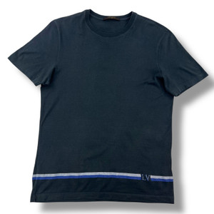 Louis Vuitton Jersey Striped Dark Grey T Shirt 