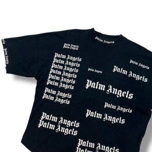 Palm Angels Multi Logo Black T-Shirt 