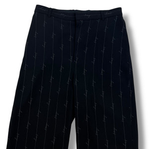 Balenciaga Logo Print Twill Suit Trouser