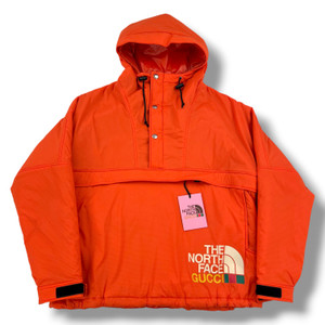 Gucci x The North Face Orange Pullover Jacket 