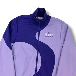 Off-White Purple Two Tone Track Jacket 