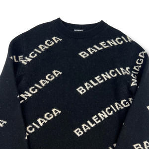 Balenciaga Repeat Jacquard Sweater 