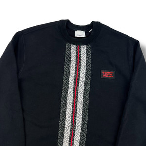 Burberry TB Monogram Black Sweatshirt 
