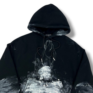 Balenciaga Painter Black Hoodie 