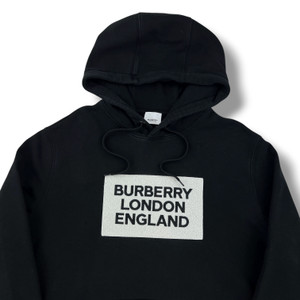 Burberry Farley Logo Black Hoodie 