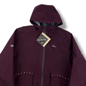 Adidas x Dime Studded Gore-Tex Maroon Jacket 